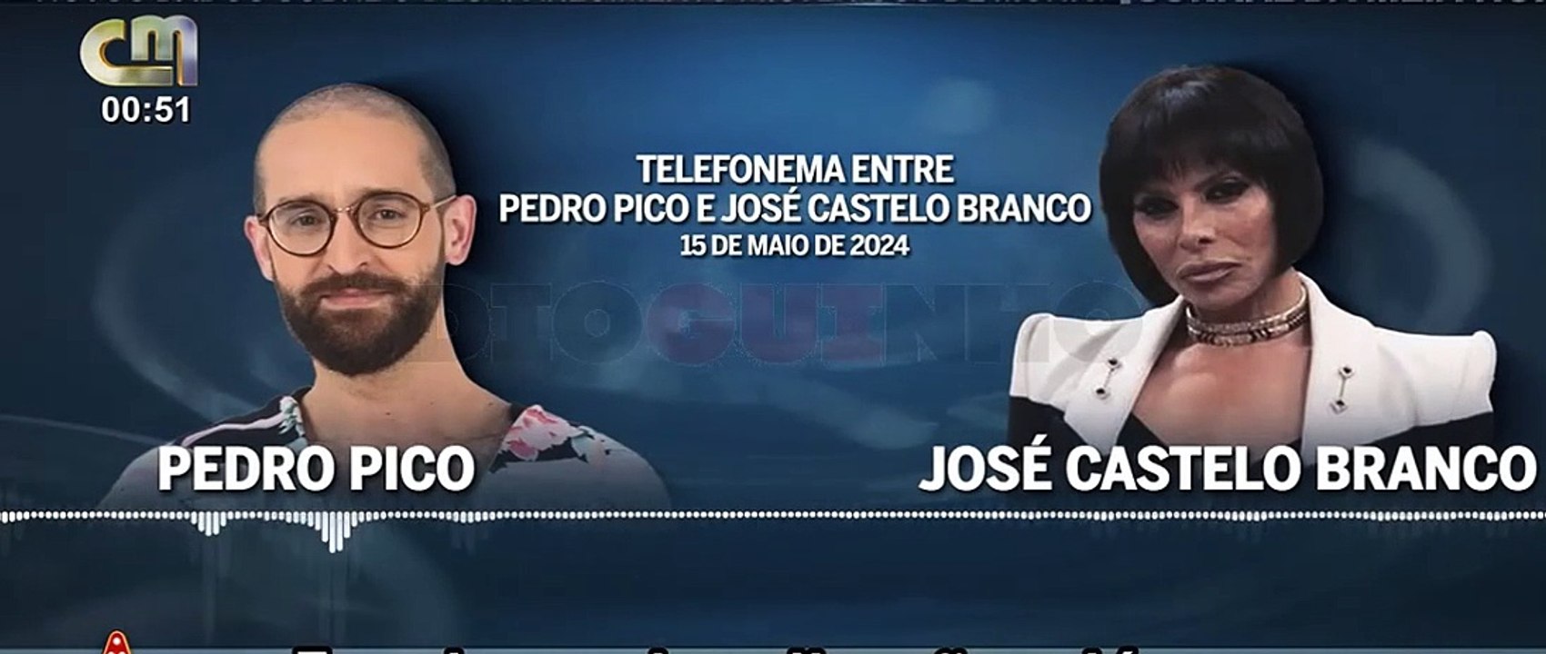 Telefonema Revelada de Pedro Pico e José Castelo Branco “Dou-te 30 mil euros”
