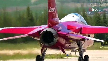 HÜRJET, 19 Mayıs Gençlik ve Spor Bayramı kutlamaları için ilk kez yuvasından ayrıldı