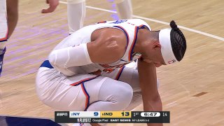 Josh Hart injured in Knicks defeat