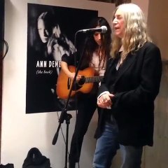 Patti Smith and PJ Harvey at Dover Street Market 2014