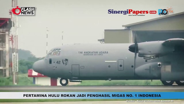 Kedatangan Pesawat C-130J Super Hercules A-1342 Di Lanud Halim Perdanakusuma