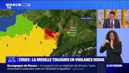 Download Video: Inondations: la Meurthe-et-Moselle et le Bas-Rhin en vigilance orange pour crues, la Moselle toujours en vigilance rouge