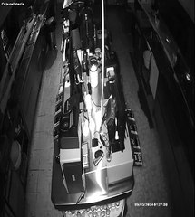 Cámara de seguridad grabando unos de los robos