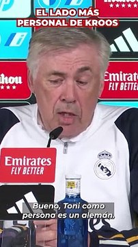 La definición de cómo es Kroos en la corta distancia según Ancelotti: toda la sala de prensa, a carcajadas