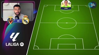 Alineación del Real Madrid contra el Villarreal Lunin y la unidad B contra los amarillos