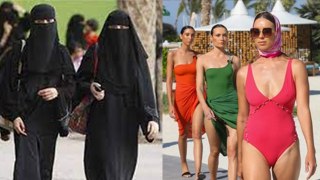 UAE First Swimwear Fashion Show Held At Pool Side Viral, History में First Time...