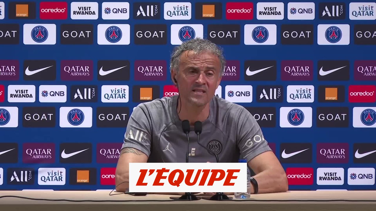 Luis Enrique : « Terminer de la meilleure façon » - Foot - L1 - PSG