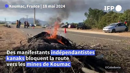 Nouvelle-Calédonie: blocage des routes vers les mines de Koumac