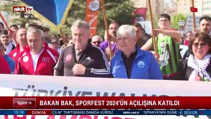 Bakan Bak, Sporfest 2024'ün açılışına katıldı