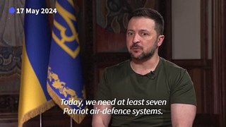 Zelensky says Ukraine has 25 percent of needed air defence