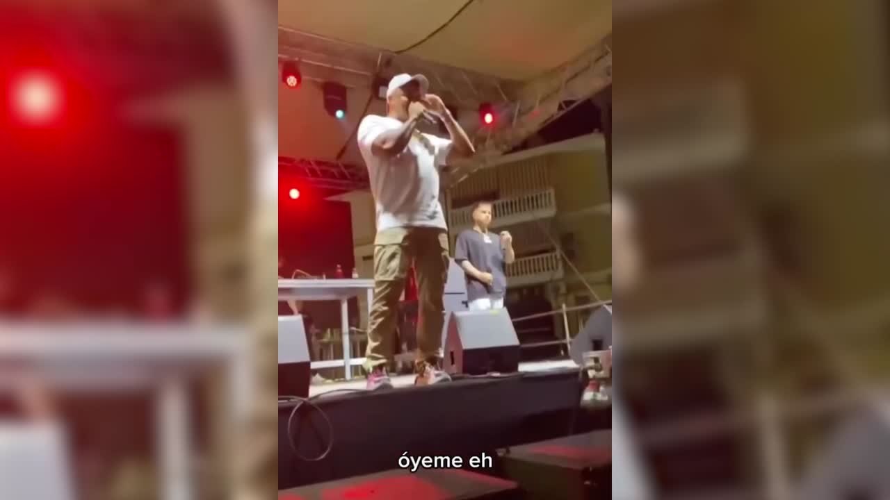 Henry Méndez detiene el concierto y se pelea con un chico del público que estaba agrediendo a una mujer
