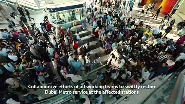 Dubai Metro stations reopening