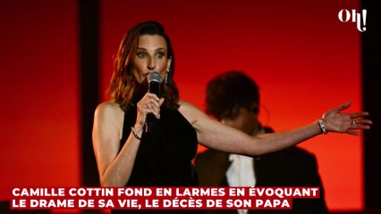 Camille Cottin fond en larmes en évoquant le drame de sa vie, le décès de son papa