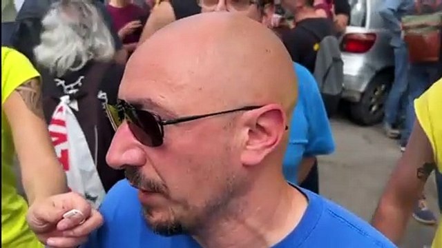 Firenze, il corteo degli ex Gkn: «Perché in Consiglio regionale non discutono la legge sui consorzi industriali?»