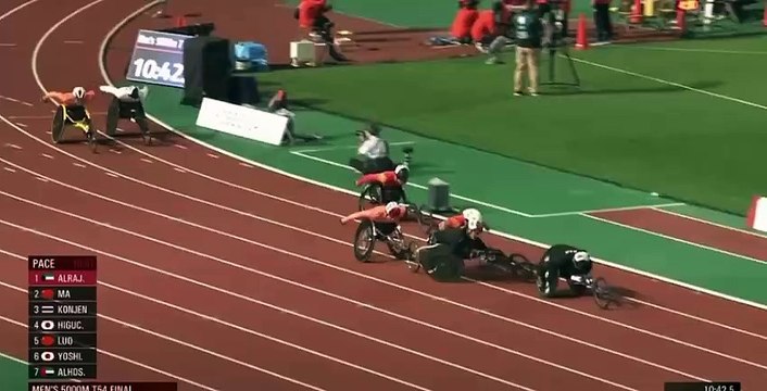 VÍDEO: Atletas se chocam e causam acidente no Mundial de Atletismo Paralímpico