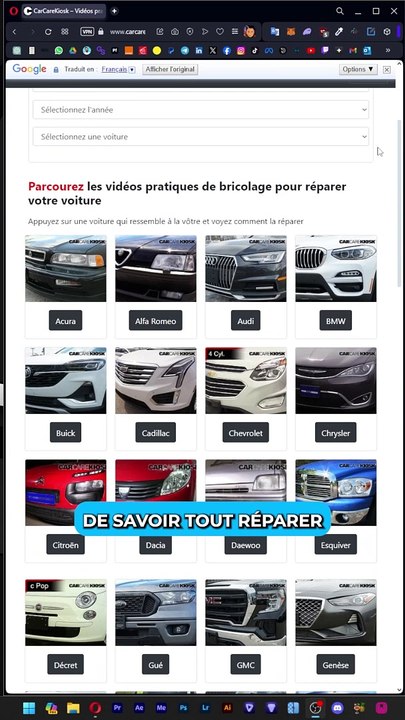 Si tu as une voiture, enregistre cette vidéo 