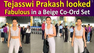 Tejasswi Prakash serves Chic Summer Airport Fashion Goals