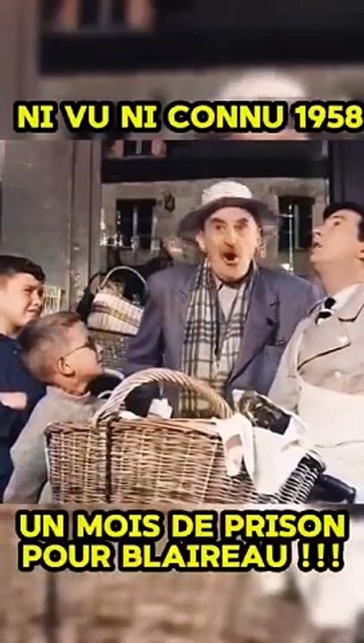 ni vu ni connu- 1 mois de prison pour blaireau - louis de funes