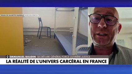 Pour Emmanuel Baudin, «avec la surpopulation carcérale, on est à la limite de l’explosion»
