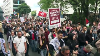 Hunderte bei propalästinensischem Nakba-Protestzug in Berlin
