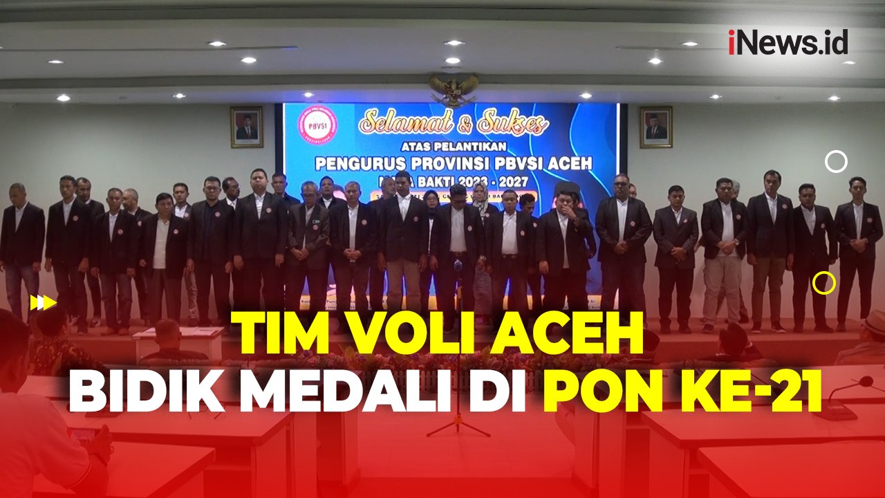 Pelantikan Pengurus PBVSI Aceh 2023-2027, Tim Voli Aceh Targetkan Emas di PON ke-21