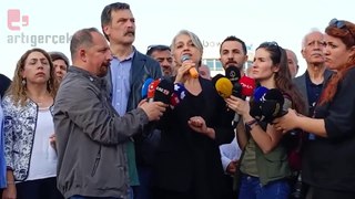 Çiğdem Işıkgün Uçar, Diyarbakır Kobanê davası protestolarında konuştu