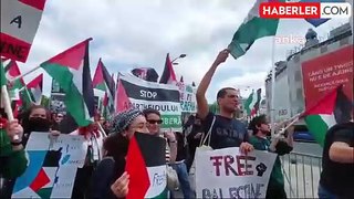 Bükreş'te Filistinliler Nakba'yı protesto etti