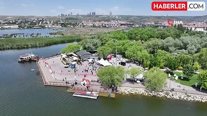 Gölbaşı'nda pedallar sağlıklı yaşam için çevrildi