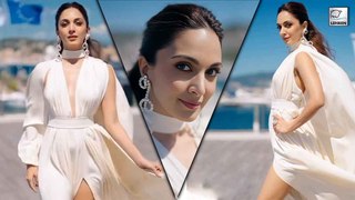 Kiara Advani Debuts At Cannes 2024 In Prabal Gurung’s Pearl White Thigh-High Slit Outfit!