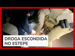 Polícia encontra 53 kg de drogas em carreta com doações para o RS