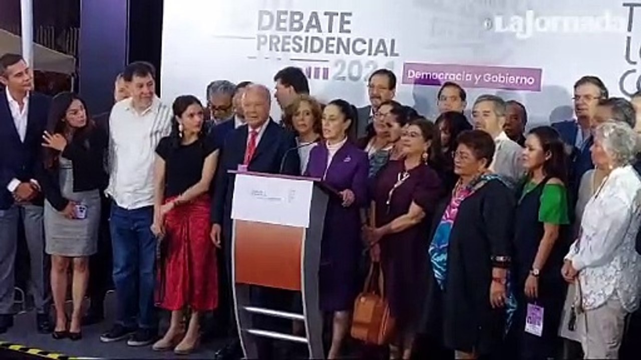 Claudia Sheinbaum habla tras el debate presidencial