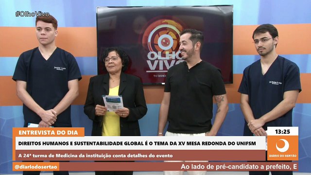 Direitos Humanos e Sustentabilidade Global é o tema da XV Mesa Redonda do UNIFSM