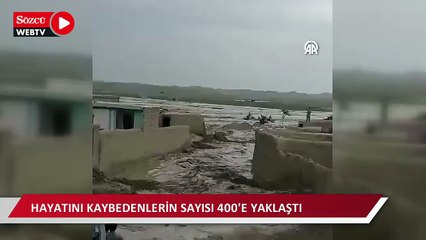 Afganistan'da seller nedeniyle hayatını kaybedenlerin sayısı 400'e yaklaştı
