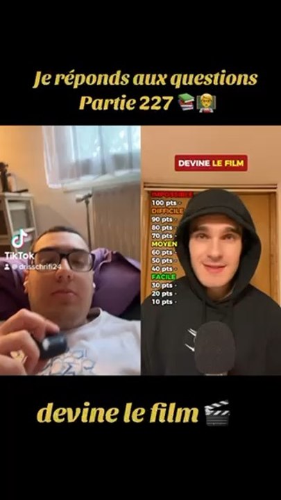 Je réponds aux questions pt 227 (devine le film) ‍