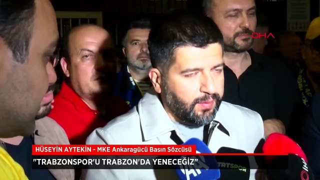 MKE Ankaragücü Basın Sözcüsü Hüseyin Aytekin'den Trabzonspor'a gözdağı