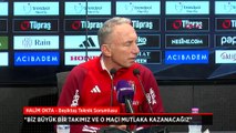 Halim Okta'dan Ziraat Türki Kupası sözleri: Biz büyük takımız Mutlaka kazanacağız