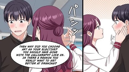 I get terrible grades in art, but actually I'm a famous manga artist and...