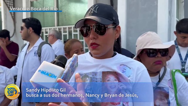 Sandy Hipólito Gil, busca a sus dos hermanos, Nancy y Bryan de Jesús
