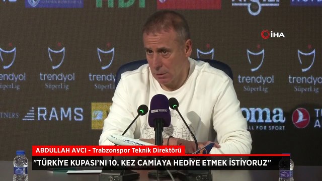 Abdullah Avcı'dan Trabzonspor'a Türkiye Kupası sözü