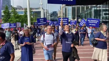 West Midlands GPs come together in peaceful demonstration against 'crisis in general practice'
