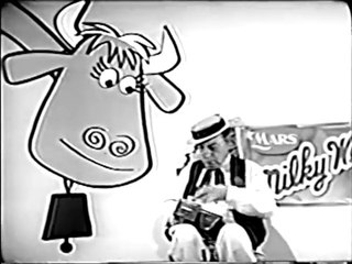 1950s Buster Keaton TV commercial - MARS MILKY WAY candy bar