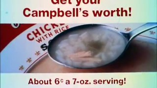 1972 Campbell's Chicken with Rice soup TV commercial