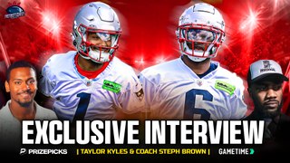 EXCLUSIVE INTERVIEW w/ Javon Baker & Ja'Lynn Polk WRs Coach Steph Brown | Patriots Daily Podcast