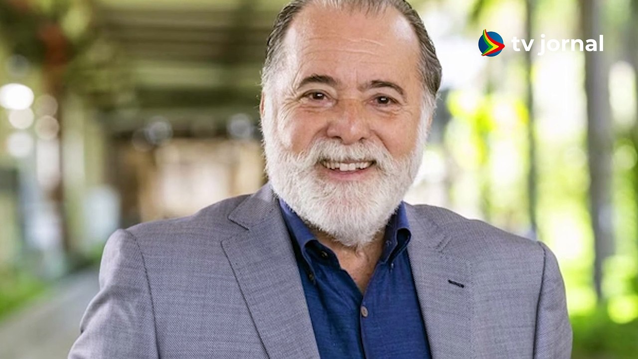 TONY RAMOS após sangramento no crânio, estado d...