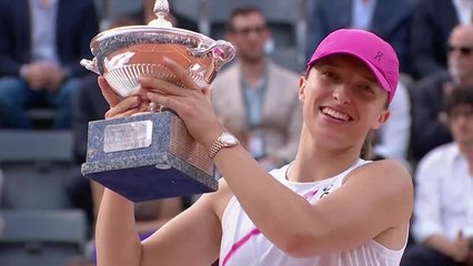 Świątek beats Sabalenka to claim 10th WTA 1000 title