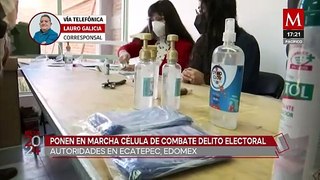 Autoridades realizan operativo de seguridad para combatir delitos electorales en Ecatepec, Edomex