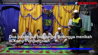 Dua Pasangan Pengungsi Rohingya di Aceh Jalani Prosesi Pernikahan