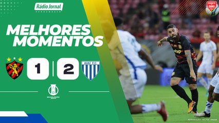 SPORT 1x 2 AVAÍ - Melhores Momentos - SÉRIE B - 18.05.2024