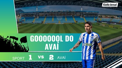 JEAN LUCAS MARCA GOL DA VITÓRIA DO AVAÍ