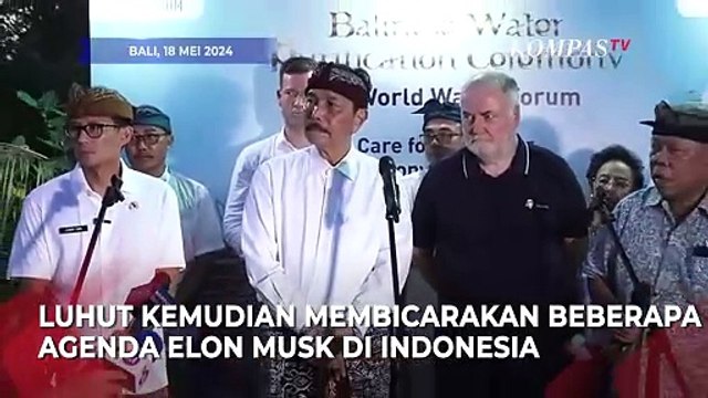 Momen Luhut Sambut Elon Musk saat Tiba di Bali, Langsung Bahas Hal Ini
